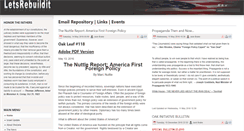Desktop Screenshot of letsrebuildit.com